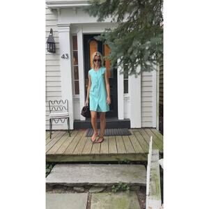 NWT Julia Amory Thea Dress Ocean Blue XL